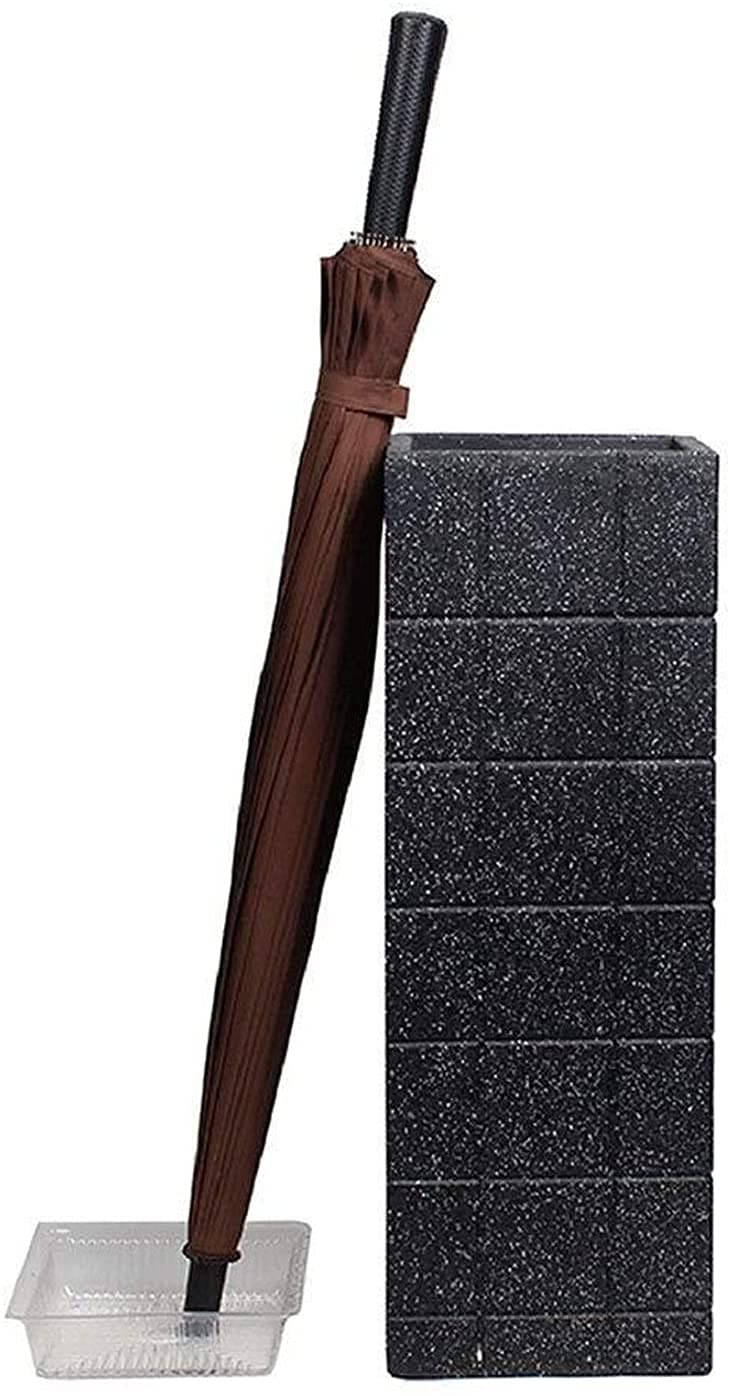 Porte-parapluie en céramique LUNEZY de 56x20x20cm pour l'entrée
