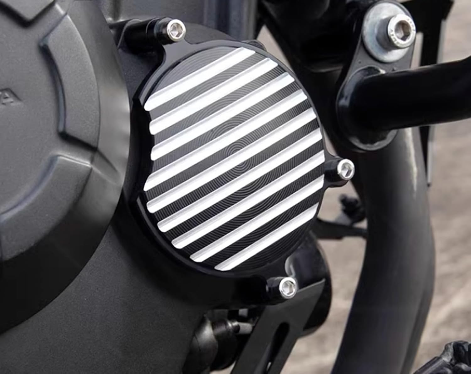 Motorcycle Engine Guard Cover Protector Kit for Honda Rebel CMX300/500 CB500X 2017-2021 Gray/Black