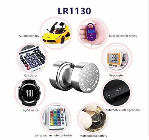 Miniatura 4 de Nightkonic Paquete de 30 pilas de botón AG10 LR1130 de 1.5 V