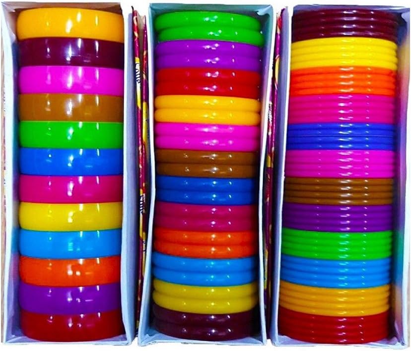Multi Colors Bangles /kada/Patla for Silk thread jewelry Making 5mm,10mm,20mm set - 3 full boxes All Sizes Available (size-2/8)