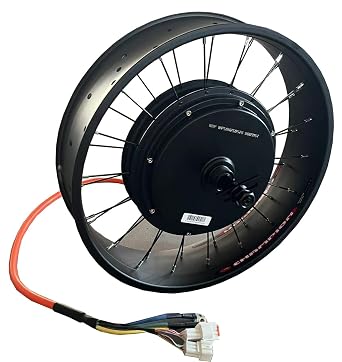 20x4.0 QS205 50H 3.5T high Speed 190mm Dropout 72V QS 5000w Fat Bike Brushless Hub Motor Wheel