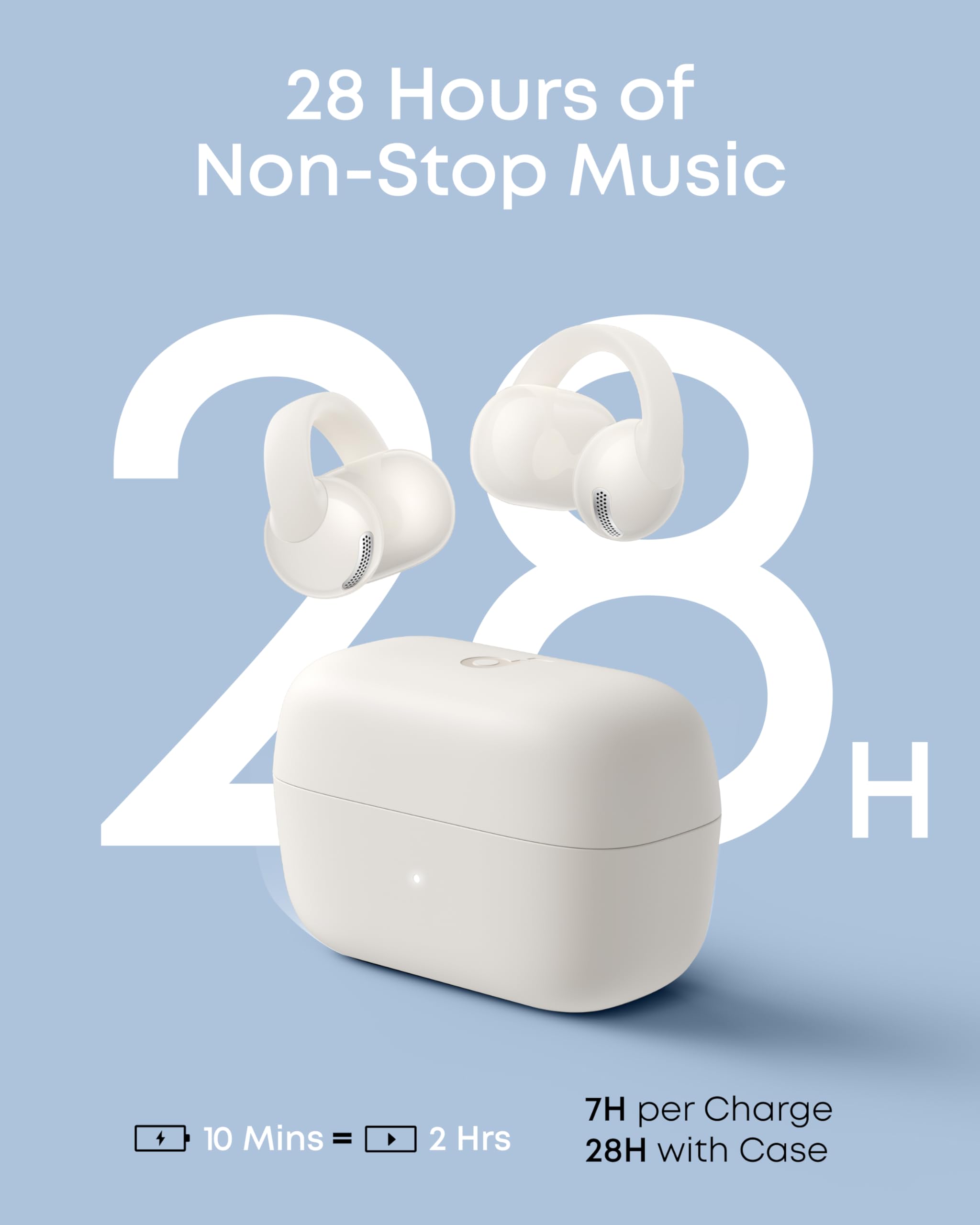 Soundcore Anker C50i Free Ears, Clips, Ultimate Comfort, FlexiClip