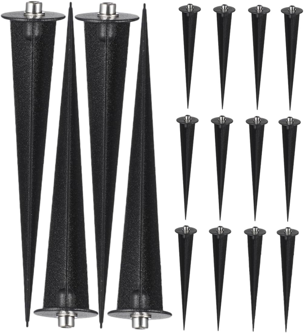 VICASKY 64pcs Aluminum Solar Light Stakes for Garden and Lawn and Easy to Install Ground Inserts for Outdoor Landscape Lighting for Pathway and Patio Decor