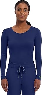 Healing Hands Women's Underscrub Soft Knit Melissa Longsleeve Scrub Tee with Breathable & Easy Care Fabric 5047