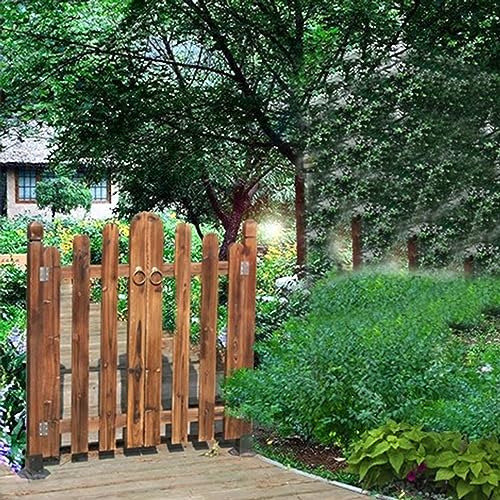 Retro Brown Cafe Swinging Doors for Restaurant, Solid Wood Parlor Butler Door,Saloon Cafe Doors, Automatic Closing Two-Way Double Doors, 46inch Tall (Size : 162x116cm/63.8x45.7inch)