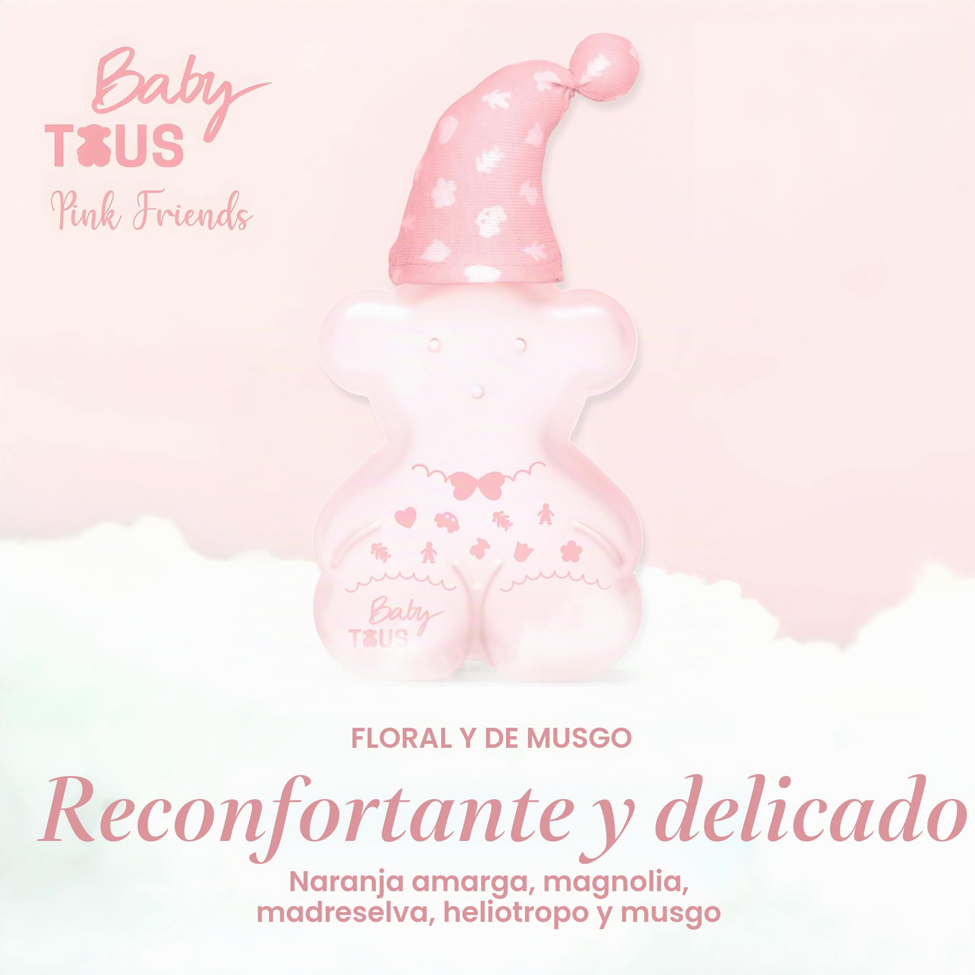 Tous Tous Baby Pink Friends for Kids 3.4 oz EDC Spray