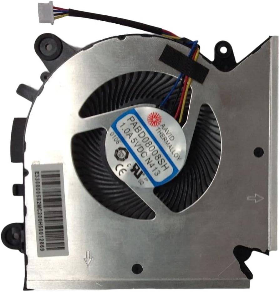 wangpeng® New Cooling Fan for MSI GF63 MS-16R1 MS-16R2 Laptop CPU Cooling Fan PABD08008SH N413 DC5V 1.0A