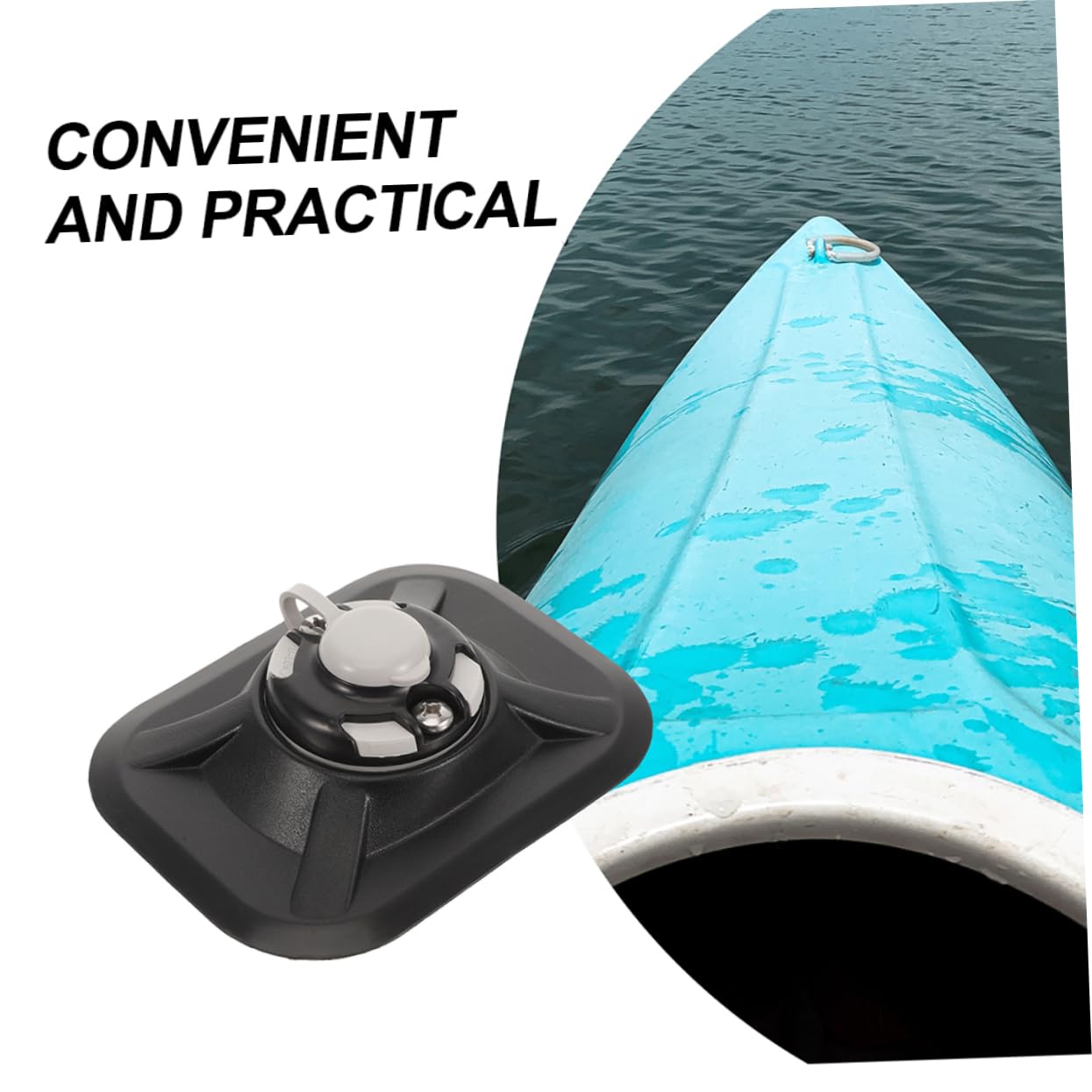 Toyvian 3 Set Per Canna Base Regolabile Per Kayak E Accessorio Professionale Per Facile Installazione E Utilizzo Materiale Resistente E 2 * 3