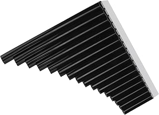 Pan Flute, 16 Pipes C Key Panpipe Music Wind Instrument and Bag, with User Manual to Guide, Easy to Learn and Play Rigorous Testing, for Beginners Student Developing a Sense Of Music