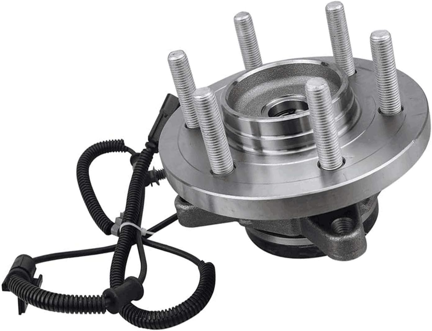 MotorbyMotor 515158 (4WD) Front Wheel Bearing and Hub Assembly with ABS 6 Lugs Fits for 2015-2017 Ford Expedition, 2015-2017 Lincoln Navigator Heavy Duty Hub Bearing