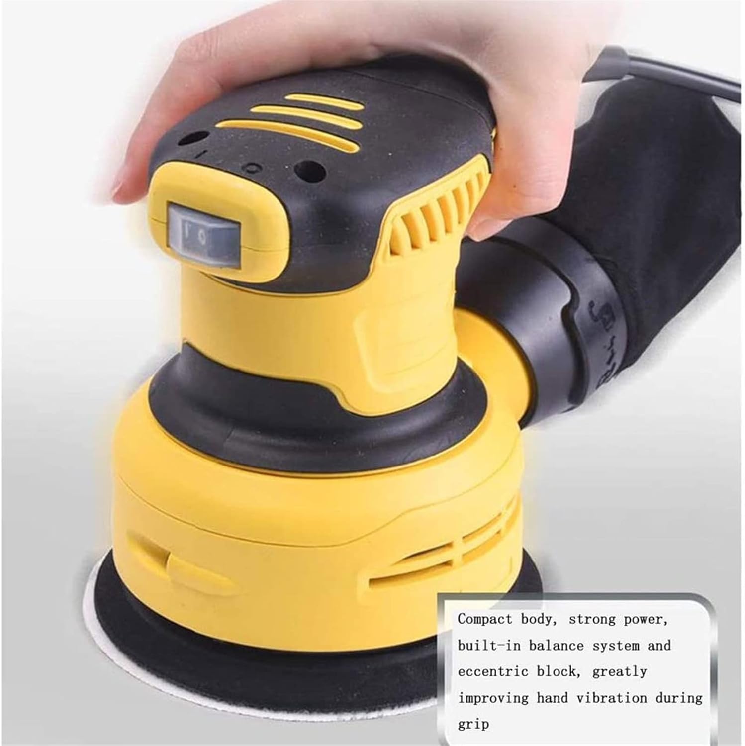 Buy Beyori Electric Orbital Sander 13000 RPM, 6 Variable Speeds, 125mm