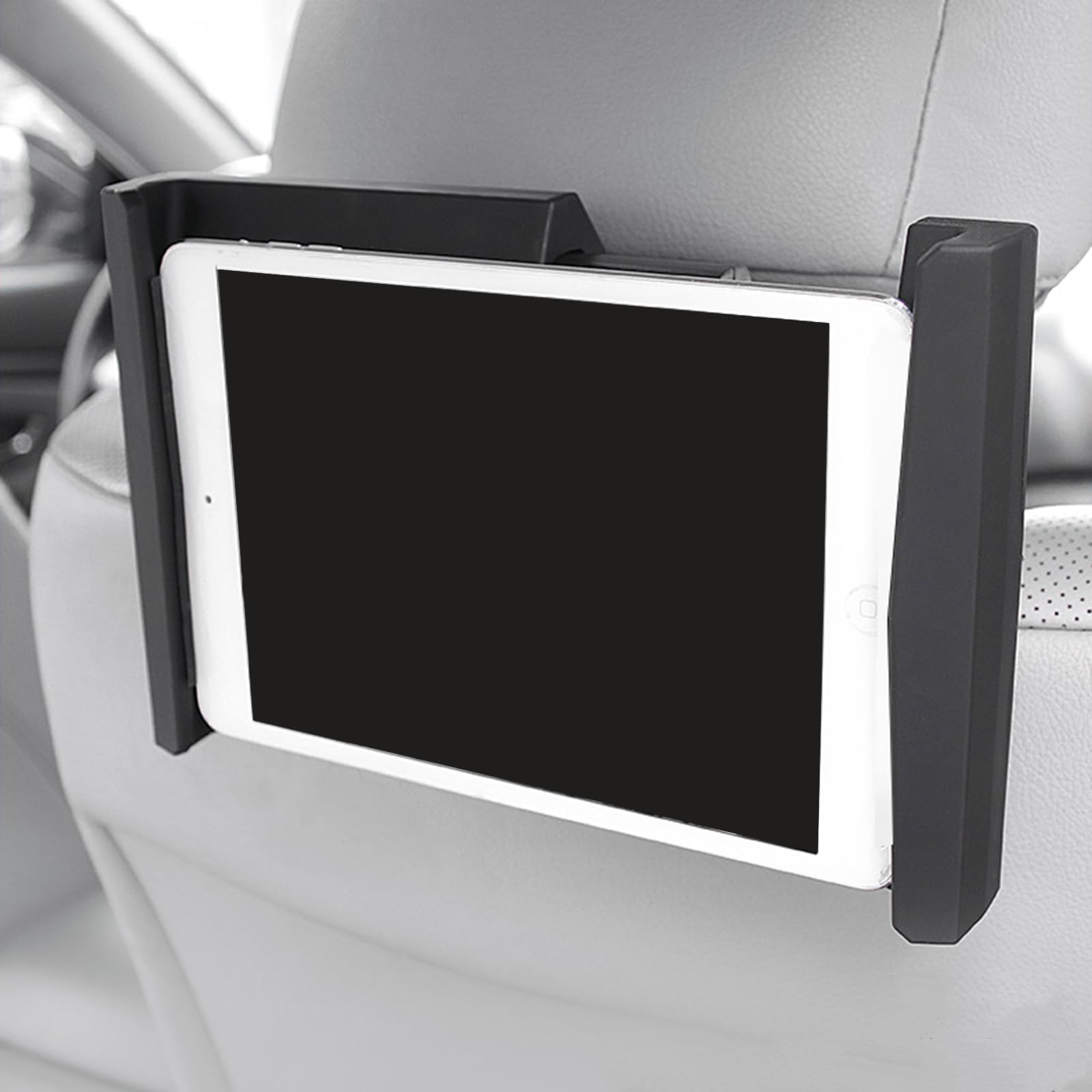 Soporte para reposacabezas de coche para almohadilla, soporte ajustable para tablet con rotación de 360 grados y brazos extensibles
