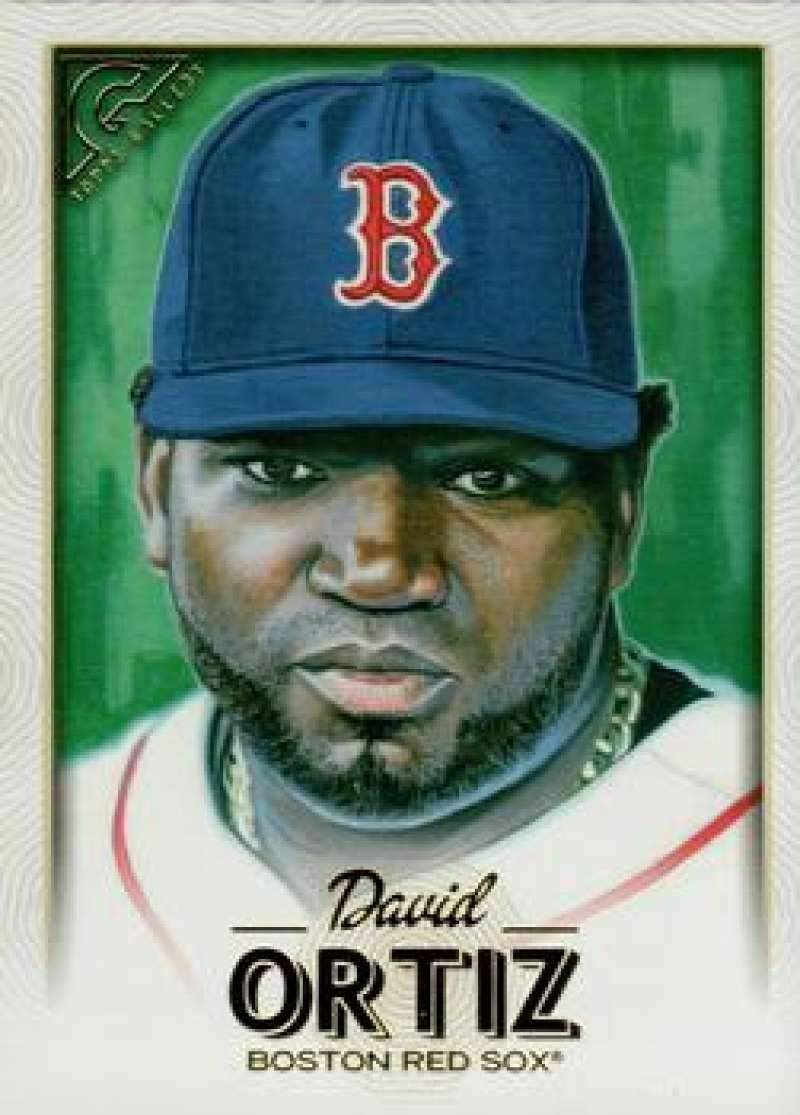 2018 Topps Gallery #91 David Ortiz Red Sox MLB Baseball Card NM-MT