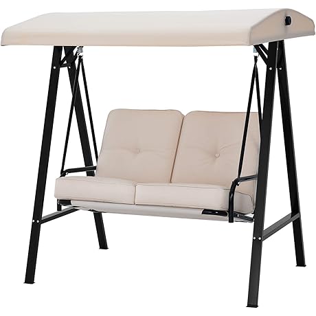 U-MAX 2 Seat Outdoor Patio Swing Chair for Adults
