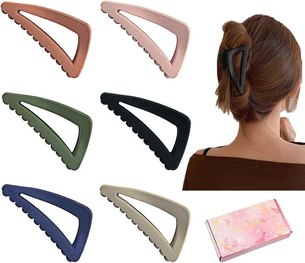 Scunci NoSlip Grip for Fine Hair Jaw Clip, Assorted