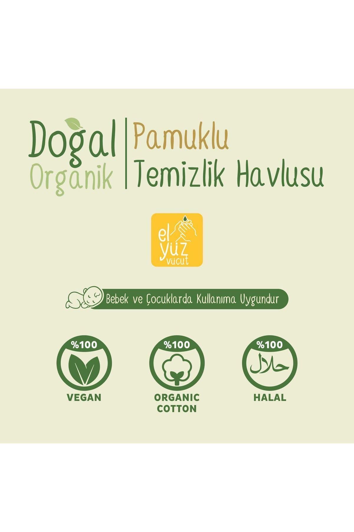 Sleepy Doğal Organik Pamuklu Temizlik Havlusu 24 x 50
