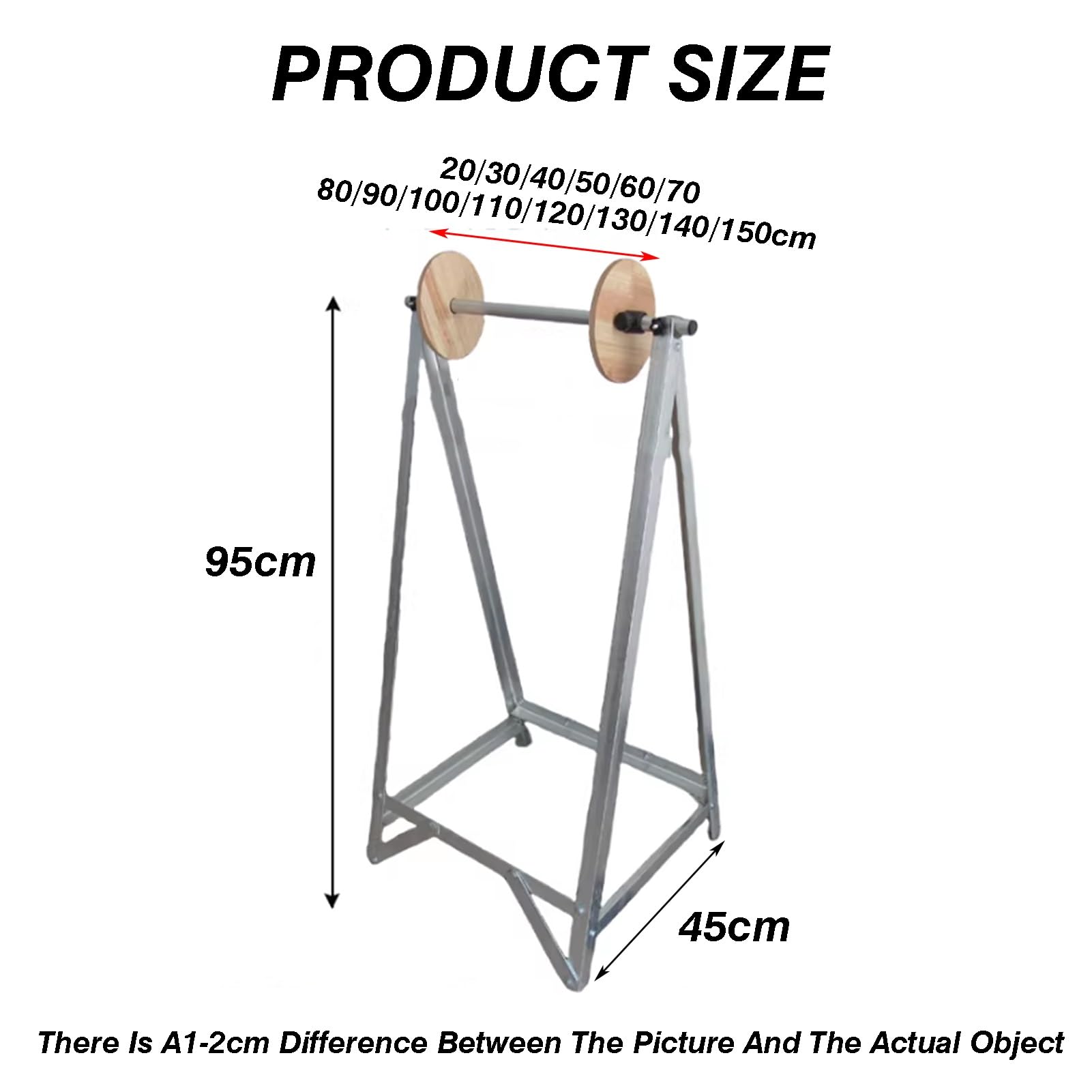Distribuidor De Rollos Plástico Burbujas, Soporte Espuma Burbujas: Fácil Reemplazo La Película, Adecuado For Embalaje, Mudanza Y Envío(Width 20cm)
