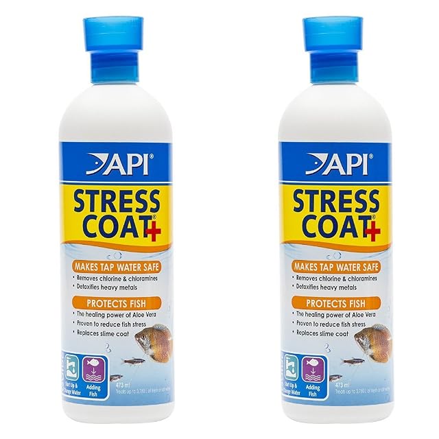 API - Acondicionador de Agua para Peces y Grifo, 16 onzas (Trata 946 galones) Cada uno
