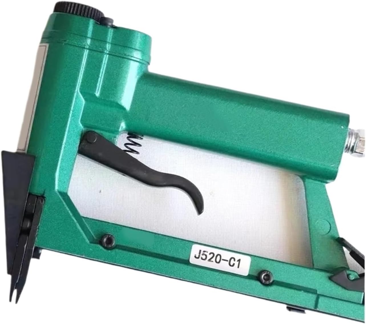 Pneumatic Stapler ，Powered Upholstery Stapler Pneumatic Staples Gun Air Stapler for Photo Frame Slice Nails Picture Frame Back Plate Fixing Tool J520-C1
