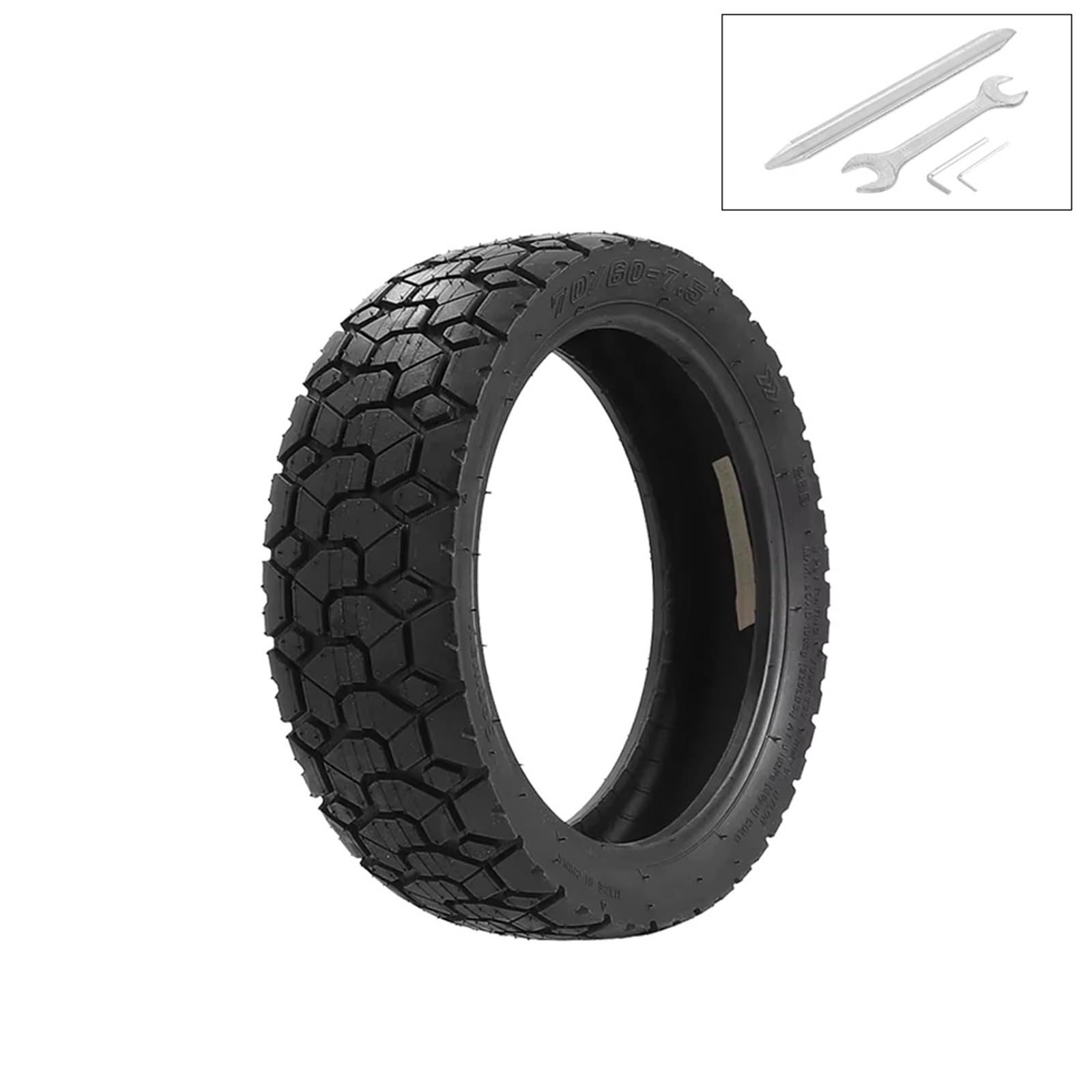 Générique Pneu Anti-Crevaison Trottinette Pneus Tout-Terrain sans Chambre À Air 70/60-7.5 for Trottinette Électrique ZT3/ZT3 Pro– Pièces De Roue 11 Pouces