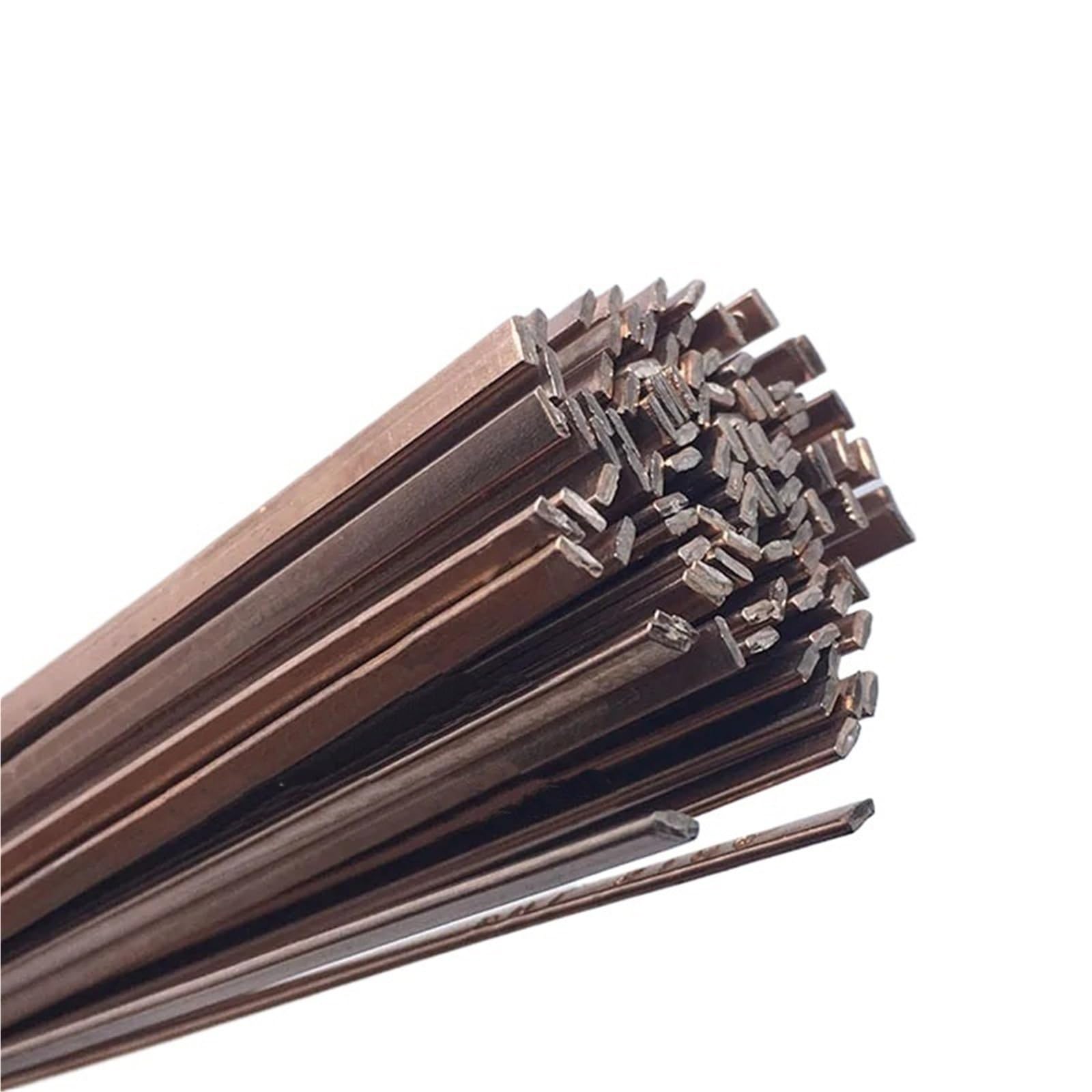 Varilla de soldadura de cobre y fósforo de baja temperatura, electrodo plano de plata, 1,4mm x 3,2mm x 500mm, 1kg Industria