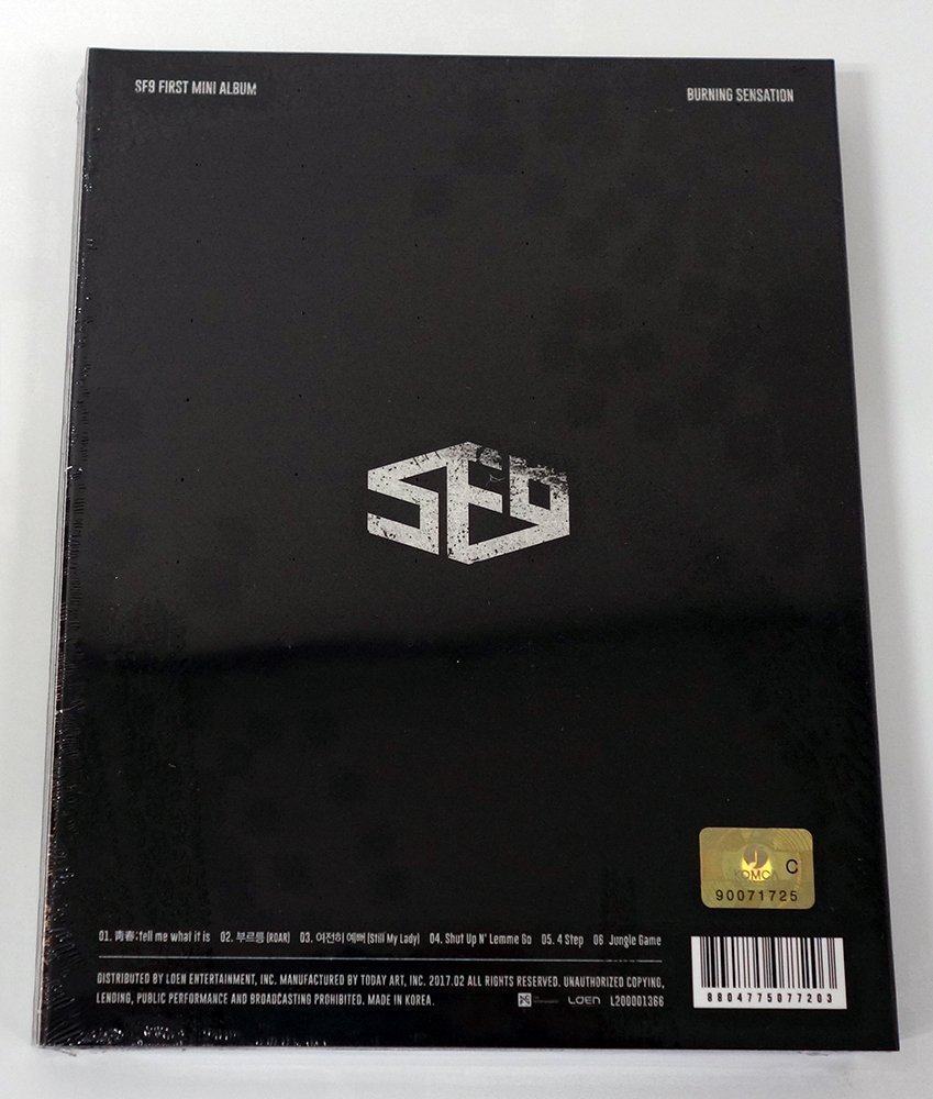 SF9 - Burning Sensation (1st Mini Album) CD+Photobook+Photocard