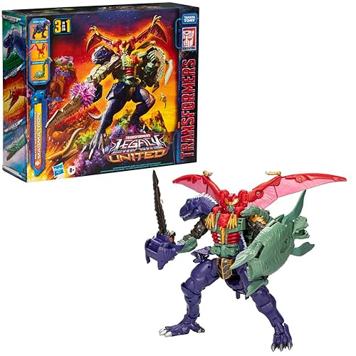 Transformers Legacy United Commander Class Beast Wars Universe Magmatron, 10-inch 3-in-1 Converting Action Figure, 8+