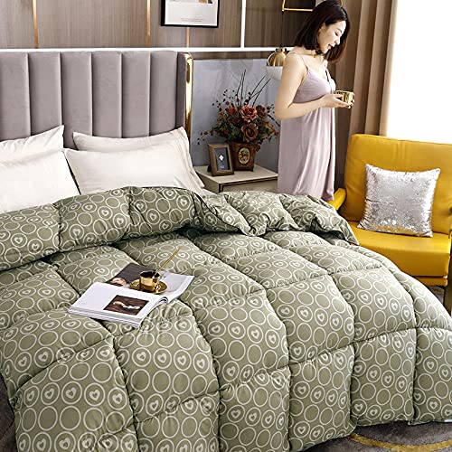 Cactuso edredon nordico Borreguillo,Edredón de plumón, plumón de Ganso Blanco, edredón de Invierno Engrosado para Mantener el Calor en Primavera y edredón de otoño en invierno-200x230cm 2500g_W