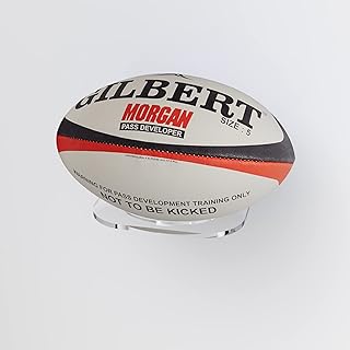 Premium Acrylic Rugby Display Stand/Ball Holder/Signed Autographed Holder