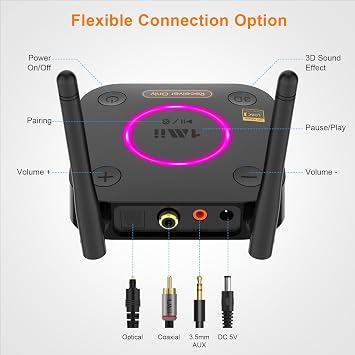 1Mii B06Ultra LDAC Hi‑Res Bluetooth Receiver for HiFi Old Amplifier