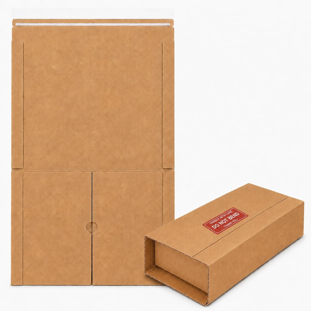 C2 Size Book Postal Wraps for A5 Books, 251x165x(0-60) mm, STRBOXONG Recyclable Cardboard Mailers, Peel & Seal Postal Boxes for Books, Larger Paperbacks and Catalogues (Pack of 20)