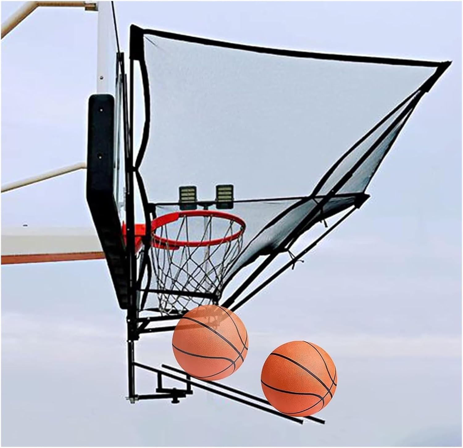 JYHHCYS Metal Basketball Return Attachment, Portable and