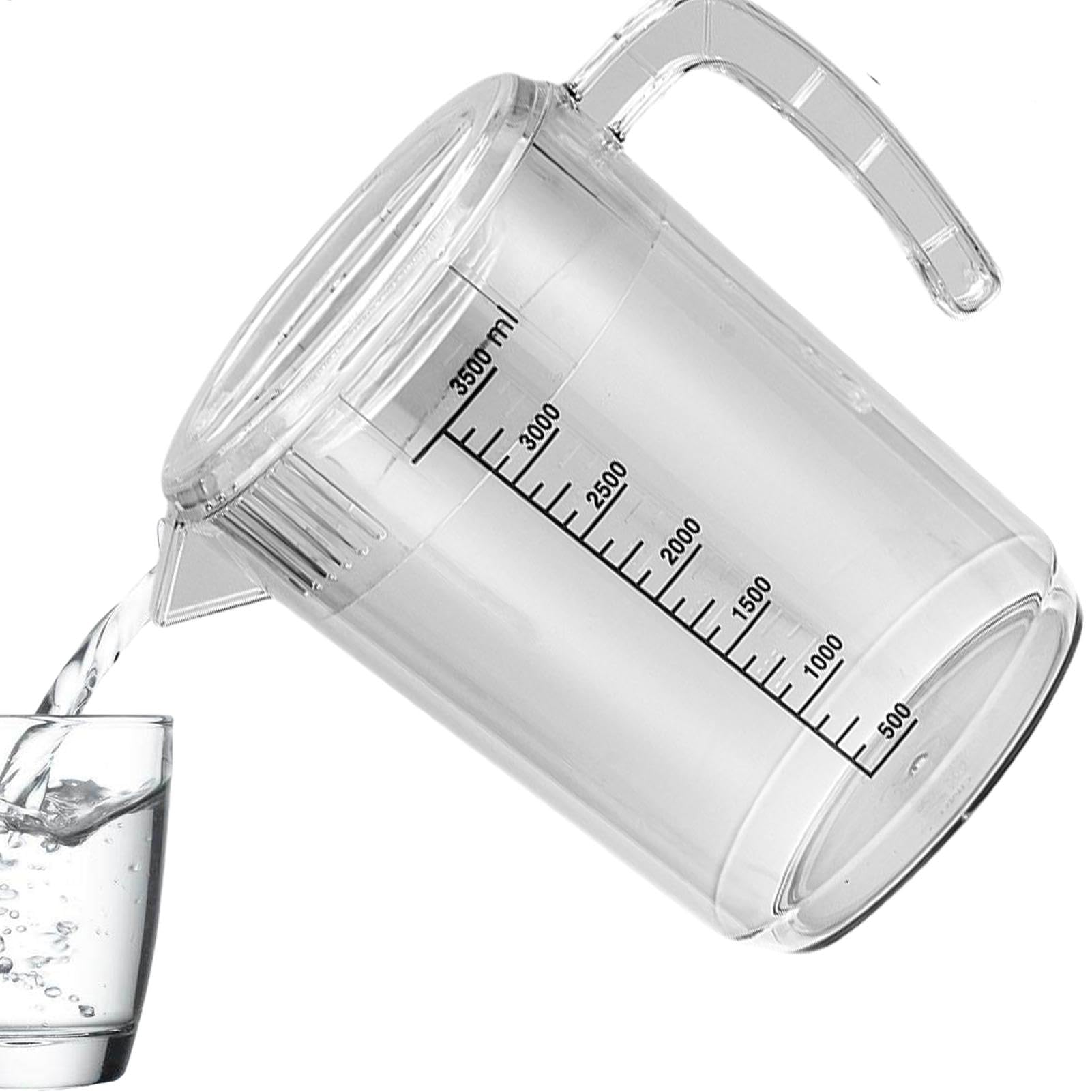 Carafe à eau transparente anti-choc thermique pour boissons chaudes et froides