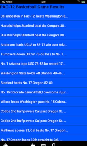 Oregon Basketball News (Kindle Tablet Edition)