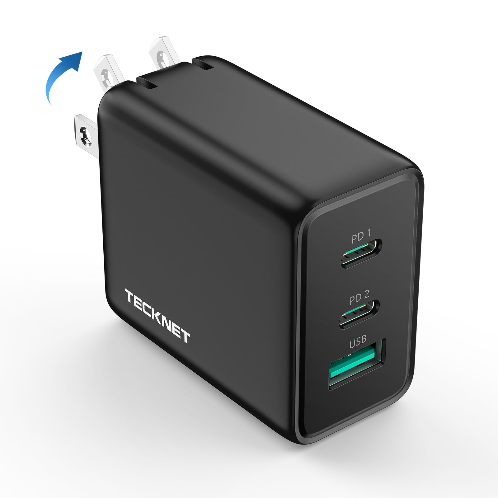 zhangrui723405さん専用　3口 Amazon | TeckNet USB 充電器 65w PD 充電器 Type-c 3ポート搭載