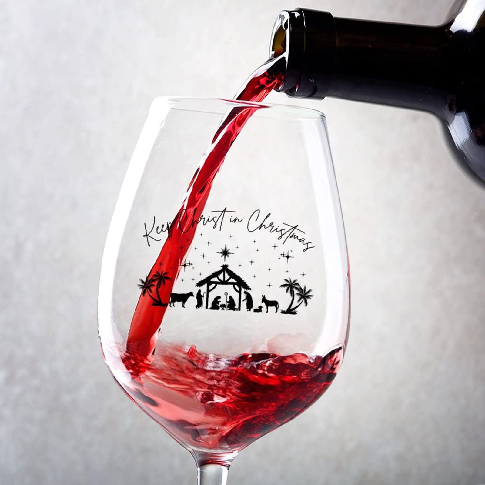 Verres à vin à pied spirituels : finissez-en avec les cadeaux de mariage banals, lot de 2