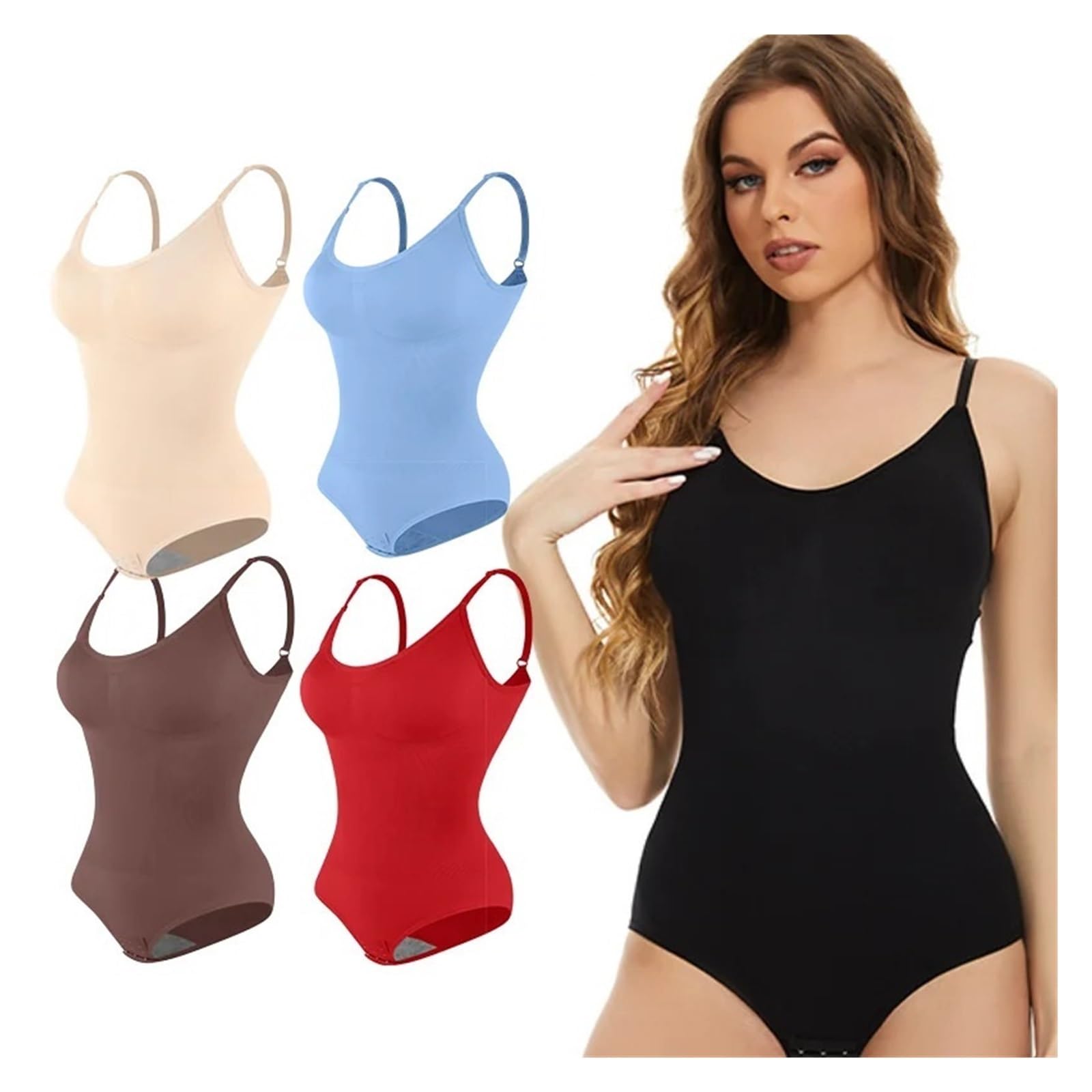 YXWYXWA Corsé sin Costuras para Mujer, Ropa Moldeadora, Cuerpo, Vientre, Cintura, Adelgazante, Barriga para Uso Diario y Fiestas