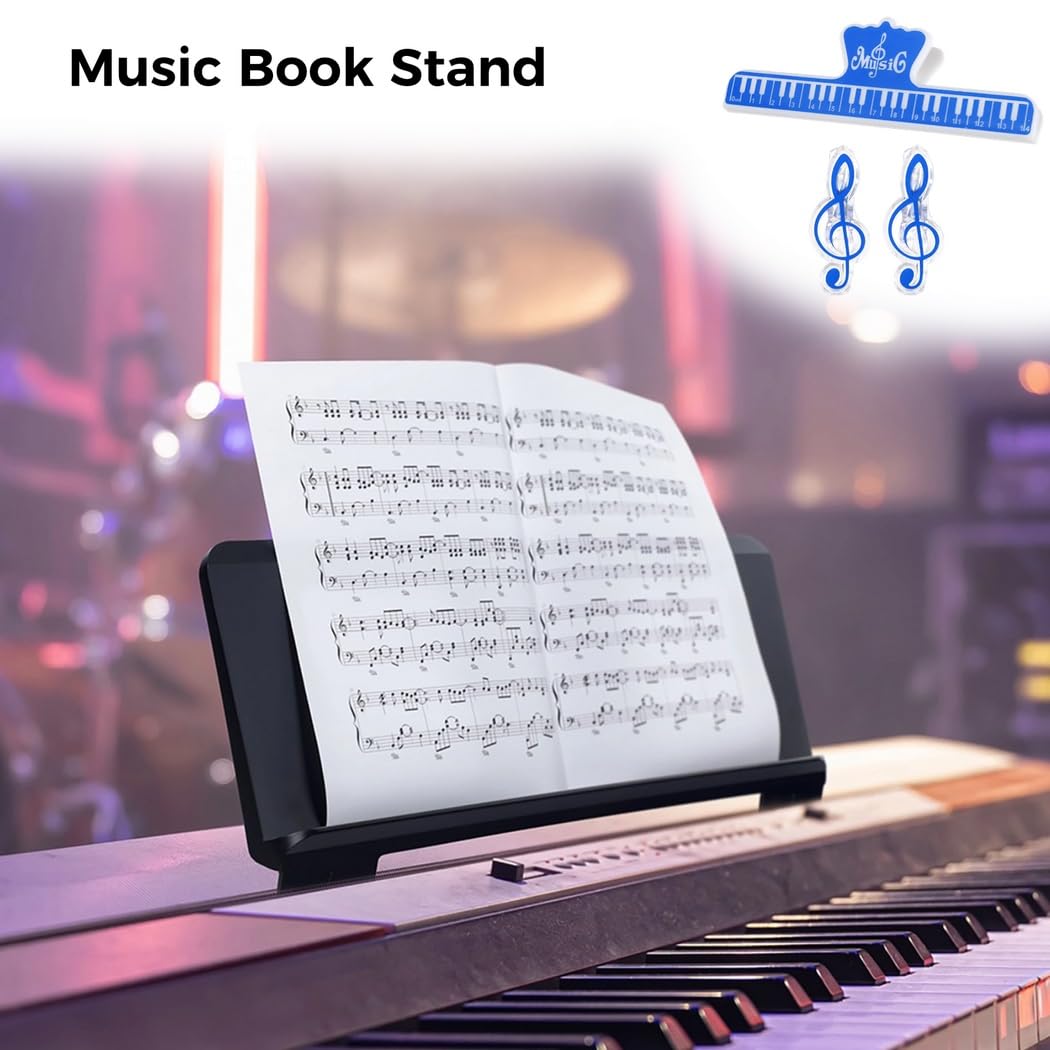 Supporto portatile per spartiti musicali per pianoforti digitali, compatibile con tastiere P35, P45, P105, P115, P121, P125, e altro