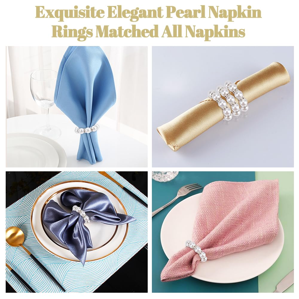 Serviette Anneaux Strass Design Serviettes Support Emballage Pour