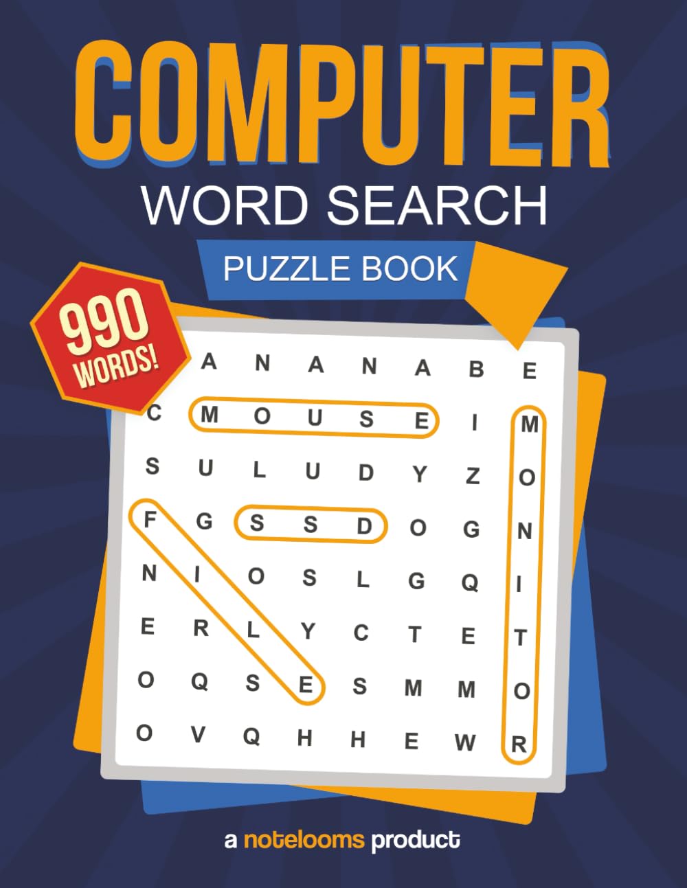 Computer Word Search Puzzle Book: 990 Words: Fun & Challenging Tech-Themed Word Search Puzzles for Adults and Teens