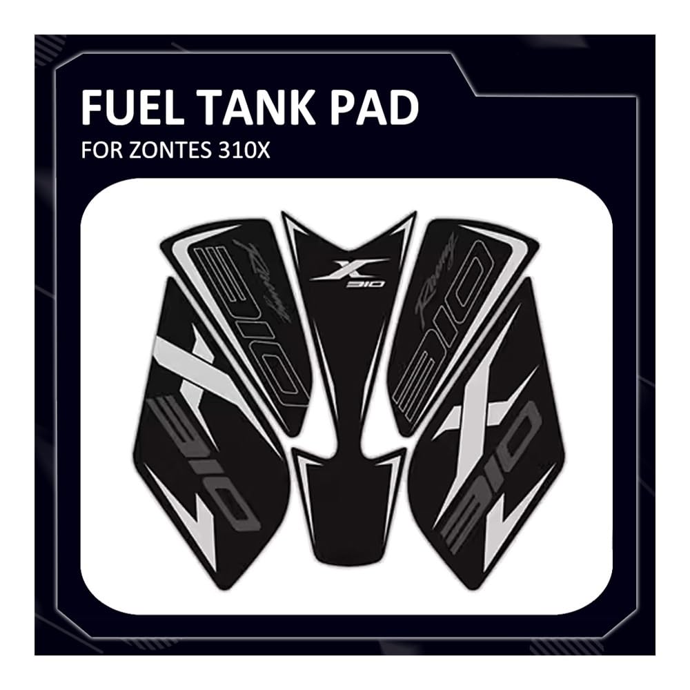 Protector Depósito Etiqueta Almohadilla Antideslizante para Tanque Combustible Y Motocicleta Pegatina Protectora De Agarre Lateral para Rodilla para ZT310X ZT 310 X 310X