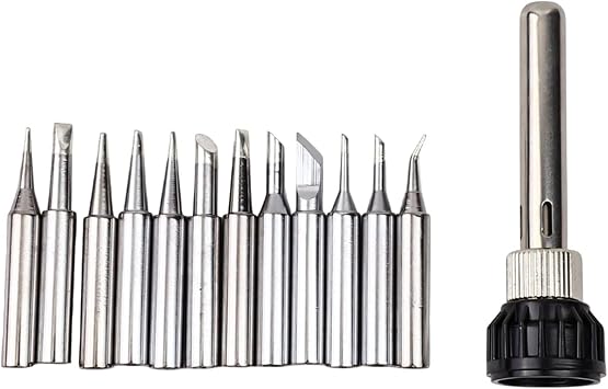Comprehensive 13pcs Soldering Iron Tips Set for 907 933 926 937 928 94 Station Tools, Each Tip Designed for Specific Applications