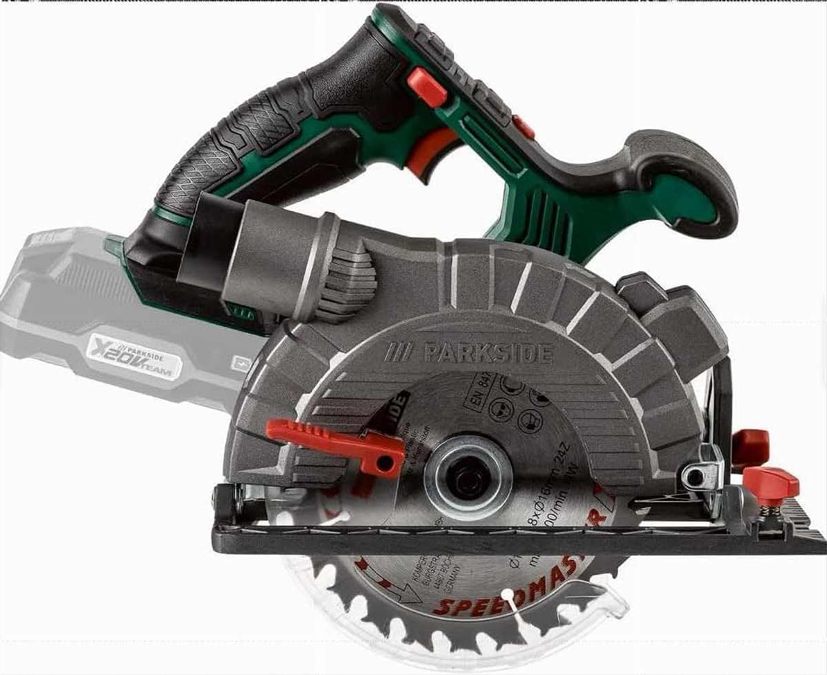 Motosega A Batteria Parkside 20V PKSA 20-Li D4 - Spada 10", Taglio Max 23 Cm, Senza Batteria - Foto 2