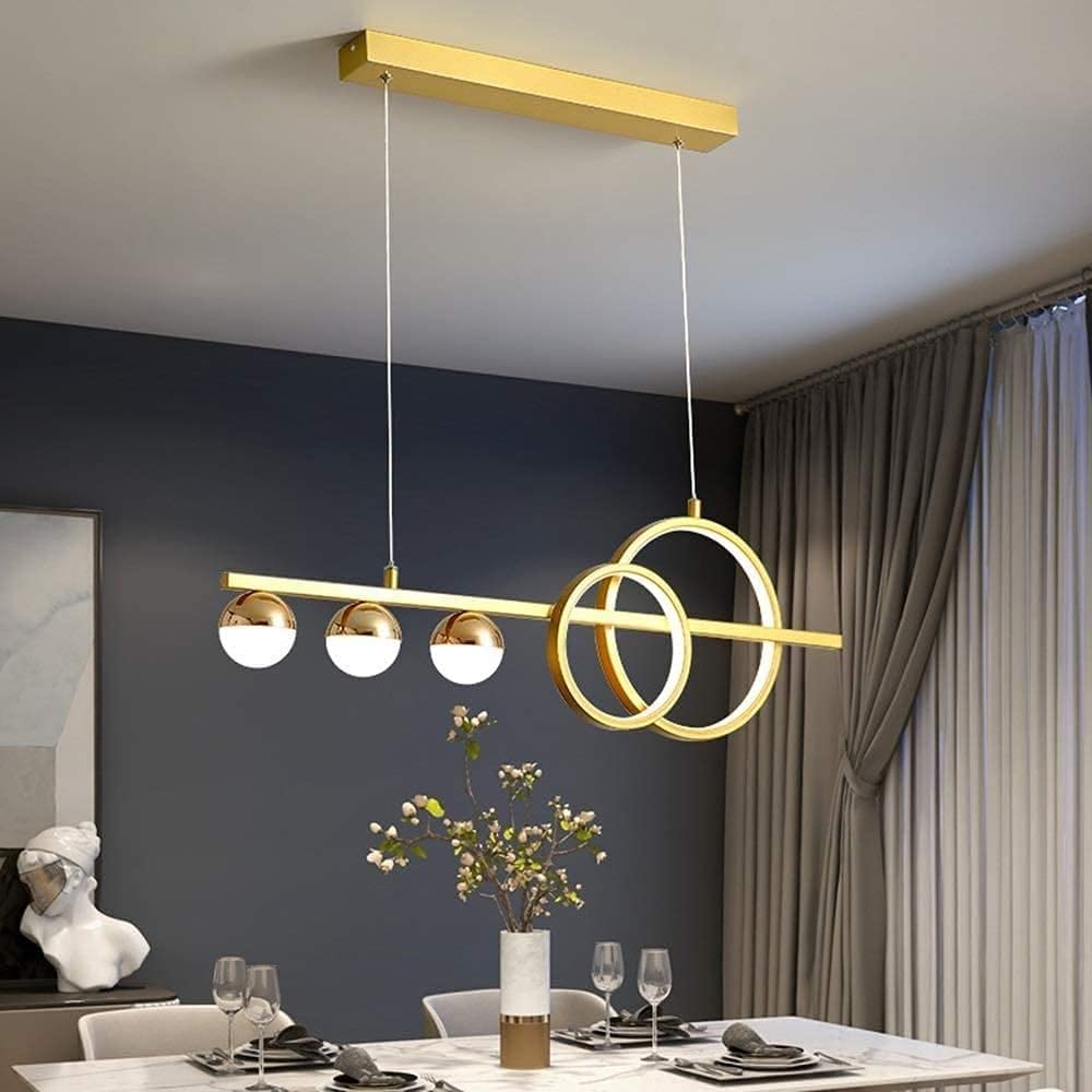 Lustre moderne à LED suspension nordique salon et salle à manger