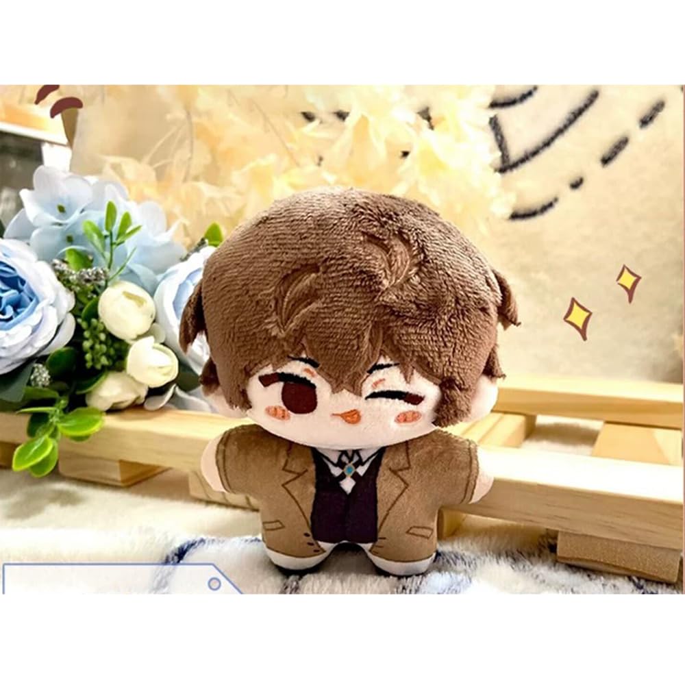 Zhongkaihua Dazai und Chuuya Plüsch-Figuren, Akutagawa BSD-Figuren, 3 Stück, Anime, niedlich, weich, gefüllt, 10 cm, für Anlässe, Dekorationen, Geschenke