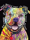 Dean Russo Pit Bull Journal: Lined Journal (Quiet Fox Designs) 144 High-Quality, Acid-Free Lined Pages for a Dream Diary or Journaling, with Vibrant Cover Art from Brooklyn Pop Artist Dean Russo