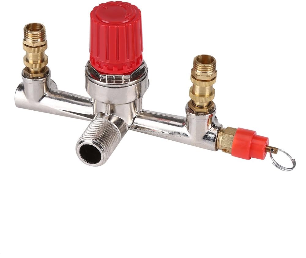 Pressure Regulator Pressure Regulator Switch with Double Pressure Gauge, Air Compressor for 90 to 120 PSI