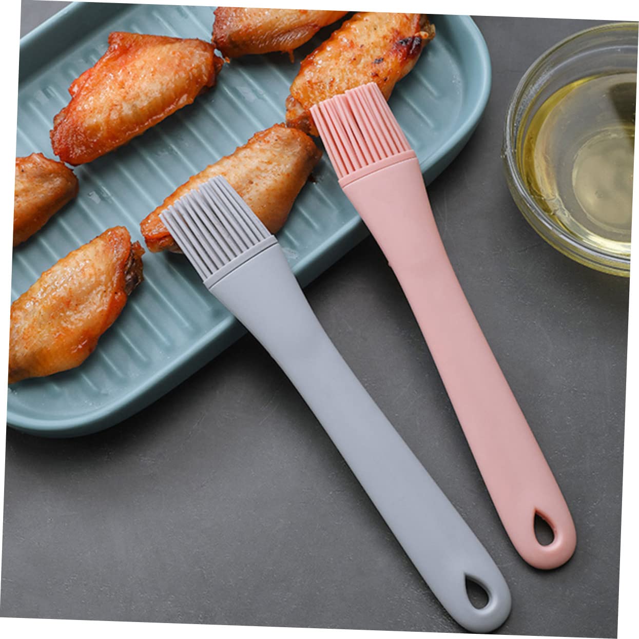 Toddmomy 9stücke Teiliges Silikon Backpinsel Hitzebeständige Küchenbürsten Für Bbq Grill Und Backen Lebensmittelechtes Material Bequemes Design Für Outdoor-feste Und Picknicks