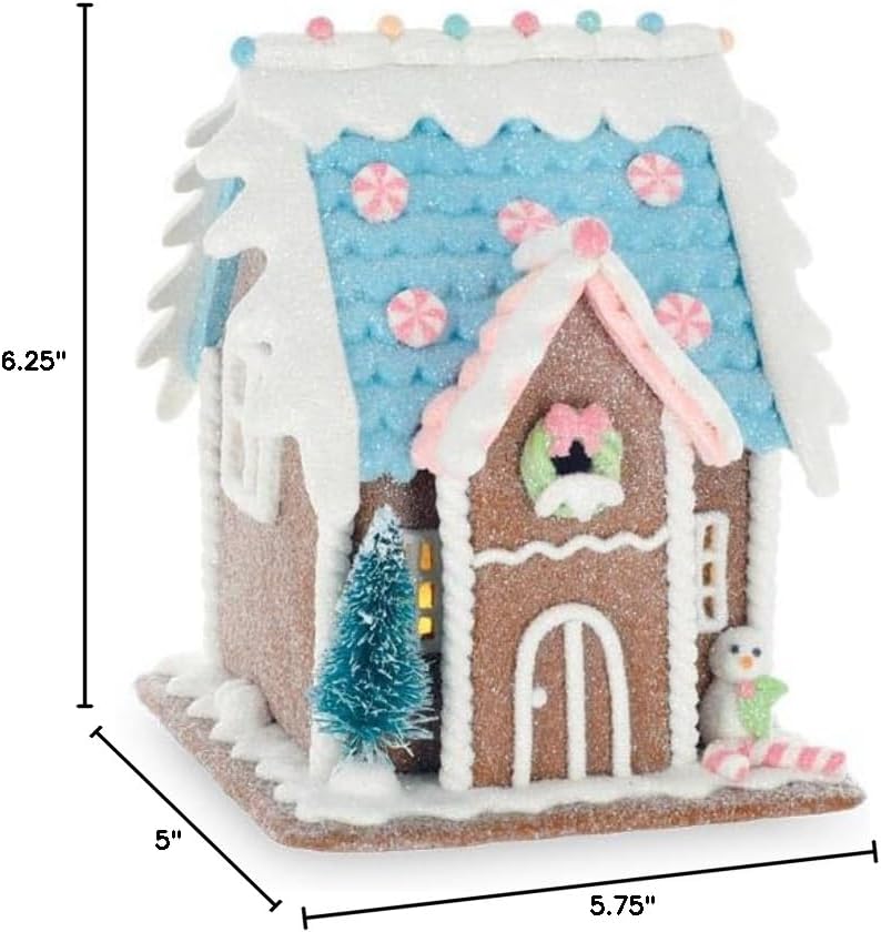 Burton & Burton Pastel Gingerbread House