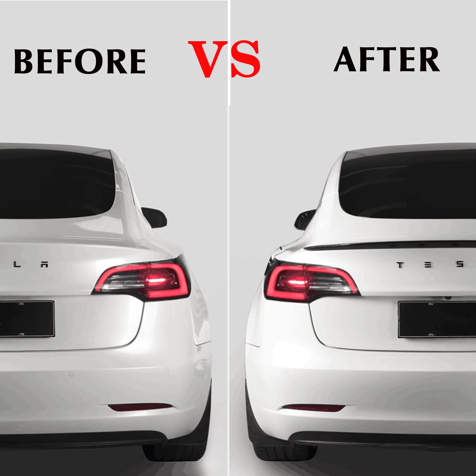 TOPABYTE Tesla Model 3 Spoiler Glänzend Schwarz - Original Heckspoiler Für 2016-2023 Modelle